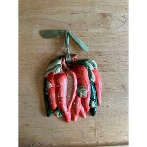Vintage hanging ceramic Pepper kitchen decor